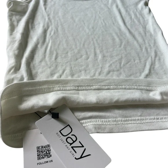 White Fitted Tank Top - Picture 6 of 6